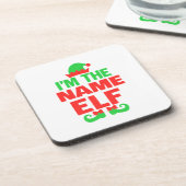 Personalized Christmas Elf コースター (左側)