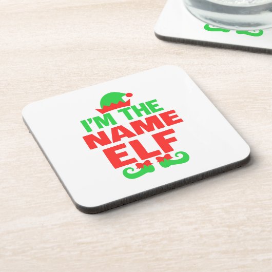 Personalized Christmas Elf コースター (左側)