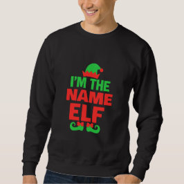 Personalized Christmas Elf スウェットシャツ