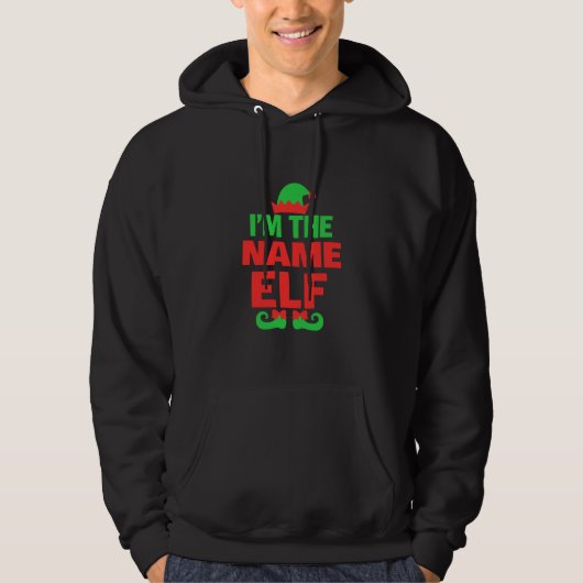 Personalized Christmas Elf パーカ (正面)