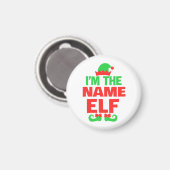 Personalized Christmas Elf マグネット (正面/裏面)