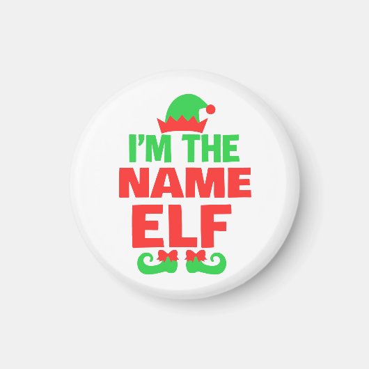 Personalized Christmas Elf マグネット (正面)