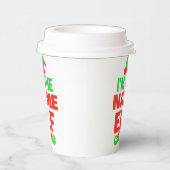 Personalized Christmas Elf 紙コップ (右)