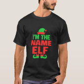 Personalized Christmas Elf Tシャツ (正面)