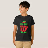 Personalized Christmas Elf Tシャツ (正面フル)