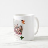 Personalized Christmas Family Photo Frame | Merry  コーヒーマグカップ (正面右)