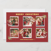 Personalized Christmas Flat Holiday Card シーズンカード (正面)