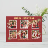 Personalized Christmas Flat Holiday Card シーズンカード (スタンド正面)