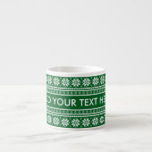 Personalized Christmas gift espresso coffee cup エスプレッソカップ (正面)