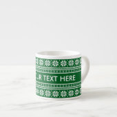 Personalized Christmas gift espresso coffee cup エスプレッソカップ (正面右)
