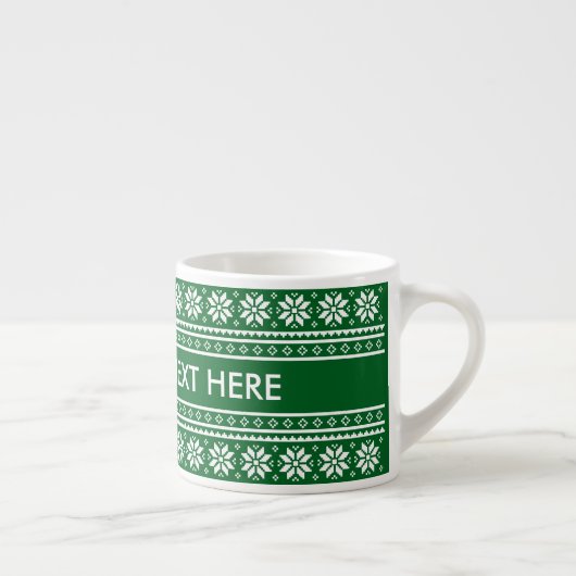 Personalized Christmas gift espresso coffee cup エスプレッソカップ (右)