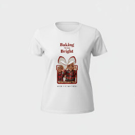 personalized christmas gift photo holiday  tシャツ