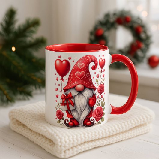 Personalized Christmas Gnome Mug  マグカップ