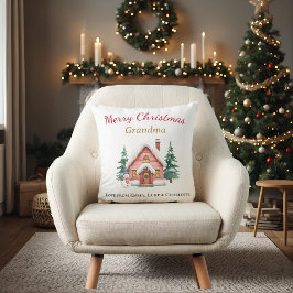 Personalized Christmas Grandma Pillow Gift クッション