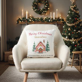 Personalized Christmas Grandma Pillow Gift クッション