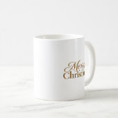 Personalized Christmas Hamster Exploring Gifts Mug コーヒーマグカップ (正面右)