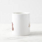 Personalized Christmas Hamster Exploring Gifts Mug コーヒーマグカップ (中央)