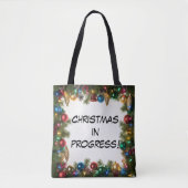 Personalized Christmas In Progress - トートバッグ (正面)