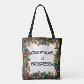 Personalized Christmas In Progress - トートバッグ (裏面)