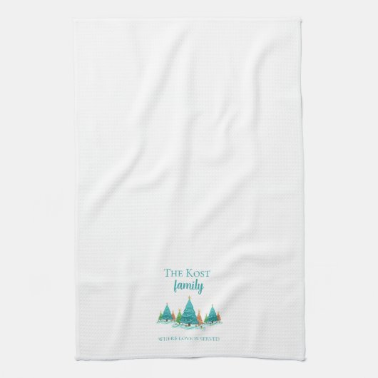 Personalized Christmas Kitchen Towels キッチンタオル (縦)