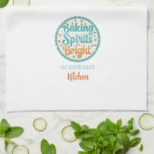 Personalized Christmas Kitchen Towels キッチンタオル (折り畳み)