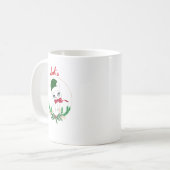 Personalized Christmas kitty – Holiday コーヒーマグカップ (正面左)