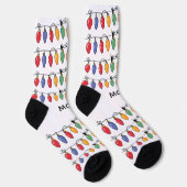 Personalized Christmas Lights   ソックス (右)