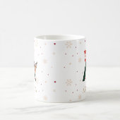 Personalized Christmas Monogram A Mug コーヒーマグカップ (中央)