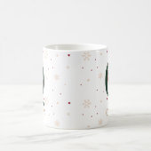 Personalized Christmas Monogram Q Mug コーヒーマグカップ (中央)