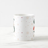 Personalized Christmas Monogram S Mug コーヒーマグカップ (中央)