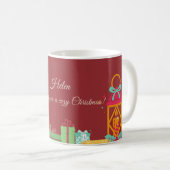 Personalized Christmas Mug – Cozy Holiday Design コーヒーマグカップ (正面右)