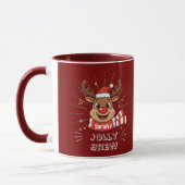 Personalized Christmas Mug | Custom Name Holiday マグカップ (左)