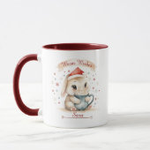 Personalized Christmas Mug | Custom Name Holiday  マグカップ (左)
