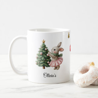 Personalized Christmas Mug Custom Name Holiday Cup コーヒーマグカップ