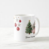 Personalized Christmas Mug Custom Name Holiday Cup コーヒーマグカップ (正面右)