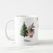 Personalized Christmas Mug Custom Name Holiday Cup コーヒーマグカップ (左)