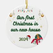 Personalized Christmas Ornament セラミックオーナメント (正面)