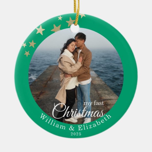 Personalized Christmas Ornament セラミックオーナメント (正面)