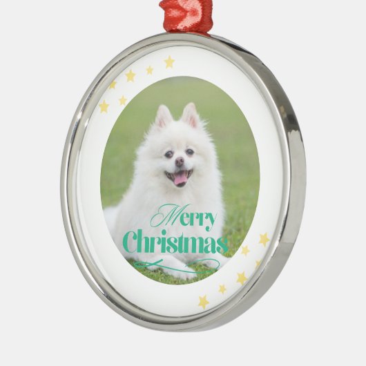 Personalized Christmas Ornament メタルオーナメント (左)