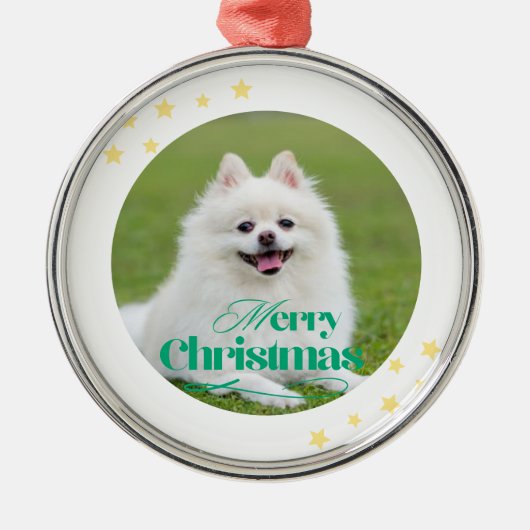 Personalized Christmas Ornament メタルオーナメント (正面)