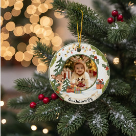 Personalized Christmas Ornament | Photo Keepsake セラミックオーナメント