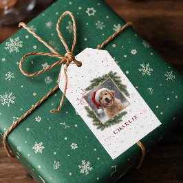 Personalized Christmas Pet Photo – Holiday  ギフトタグ