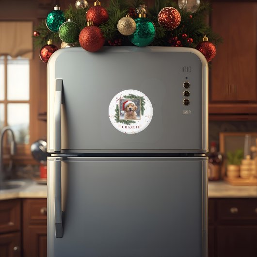 Personalized Christmas Pet Photo – Holiday Gift マグネット