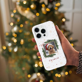 Personalized Christmas Pet Photo – Holiday  iPhone 16 Proケース
