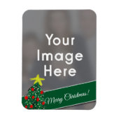 Personalized Christmas Photo マグネット (縦)