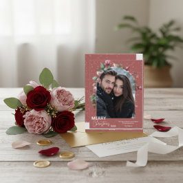 Personalized Christmas Photo Card - Holiday サンキューカード