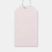 Personalized Christmas Photo Gift Tag | Cute Pink  ギフトタグ (裏面)