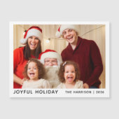 Personalized Christmas Photo Keepsake Holiday  (正面)