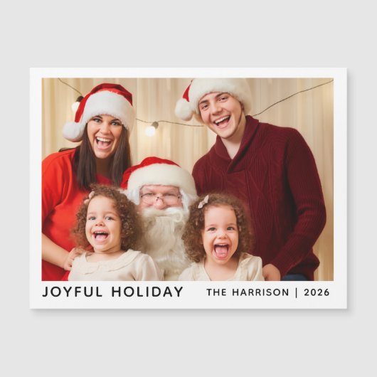 Personalized Christmas Photo Keepsake Holiday (正面)