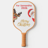 Personalized Christmas Pickleball Paddle 2026 ピックルボールラケット (裏面)